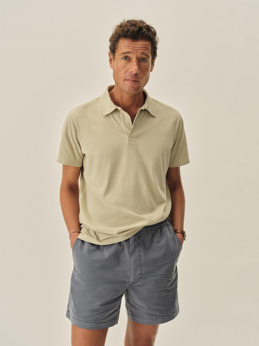 Sueded Cotton Polo