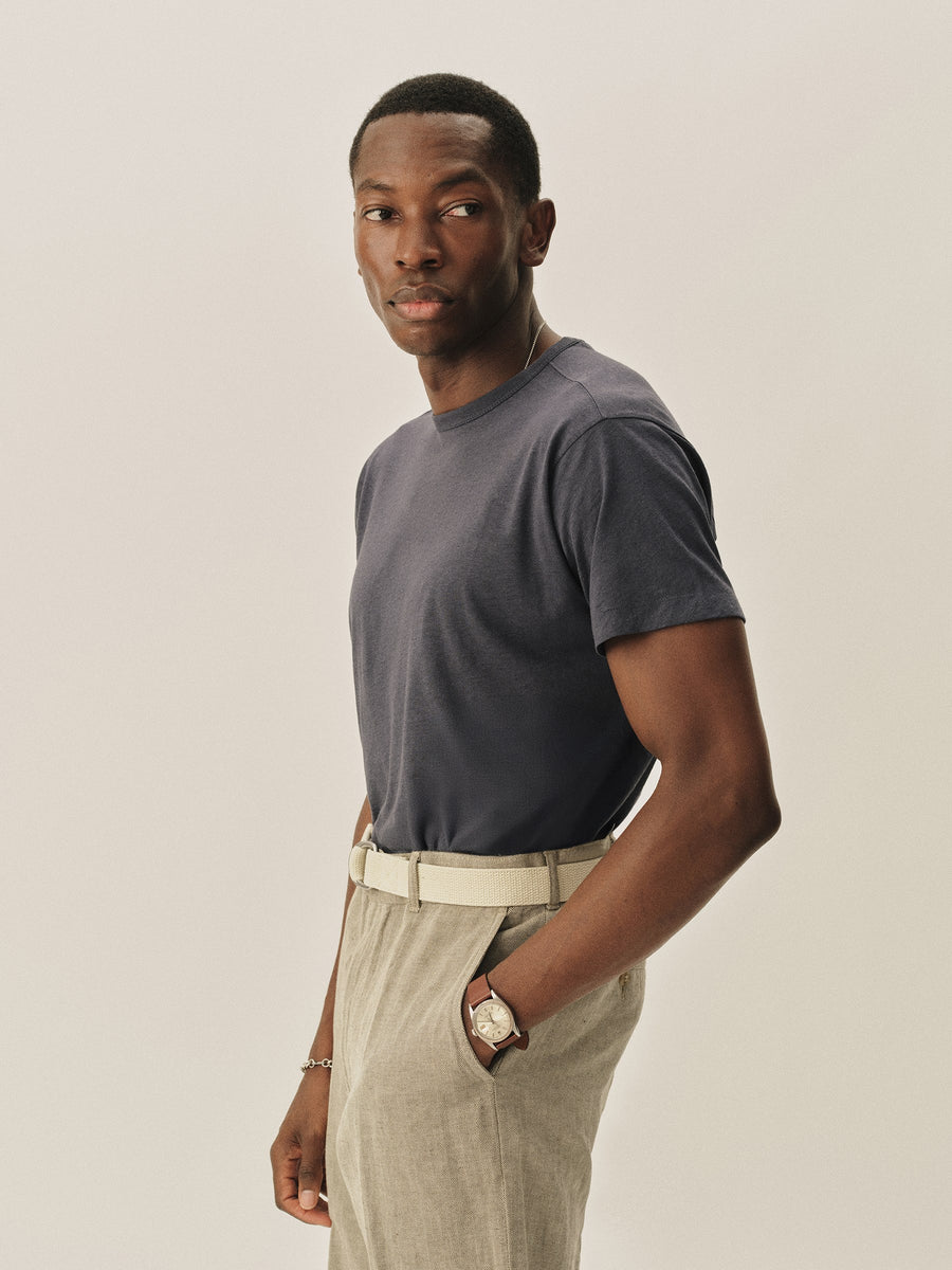 Japanese De-Luxe Cotton Linen Knit Tee