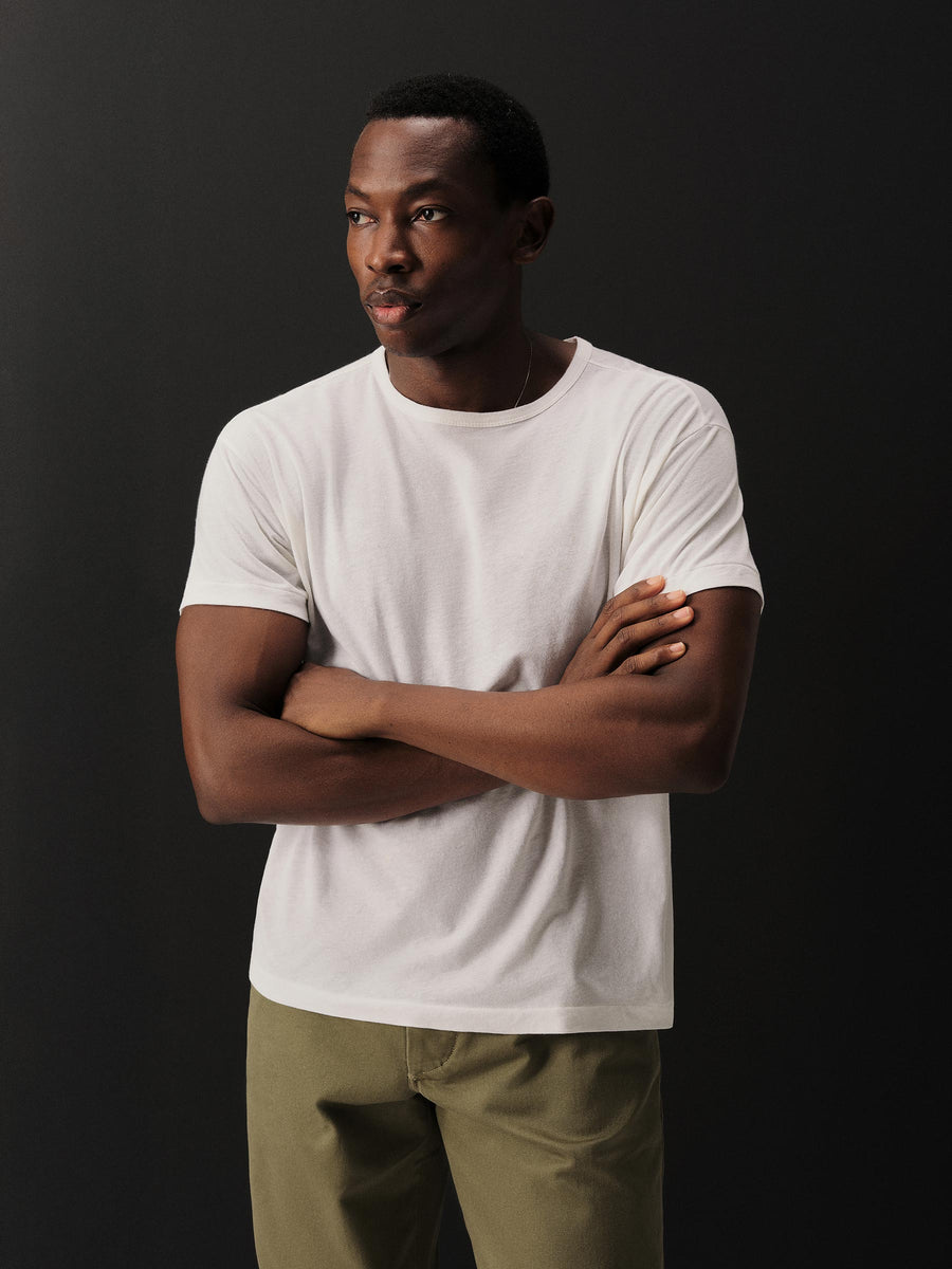 Japanese De-Luxe Cotton Linen Knit Tee