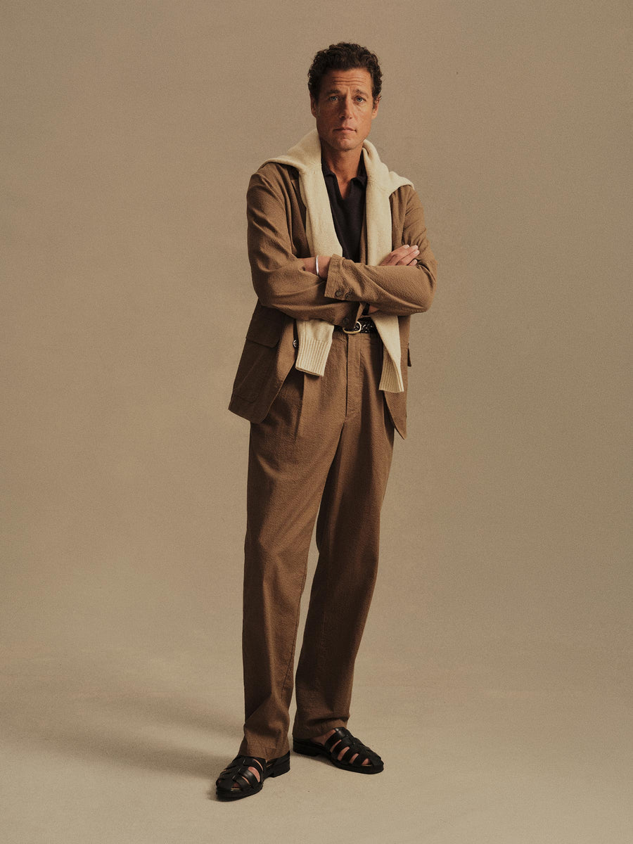 Lightweight Seersucker Carry-On Jacket