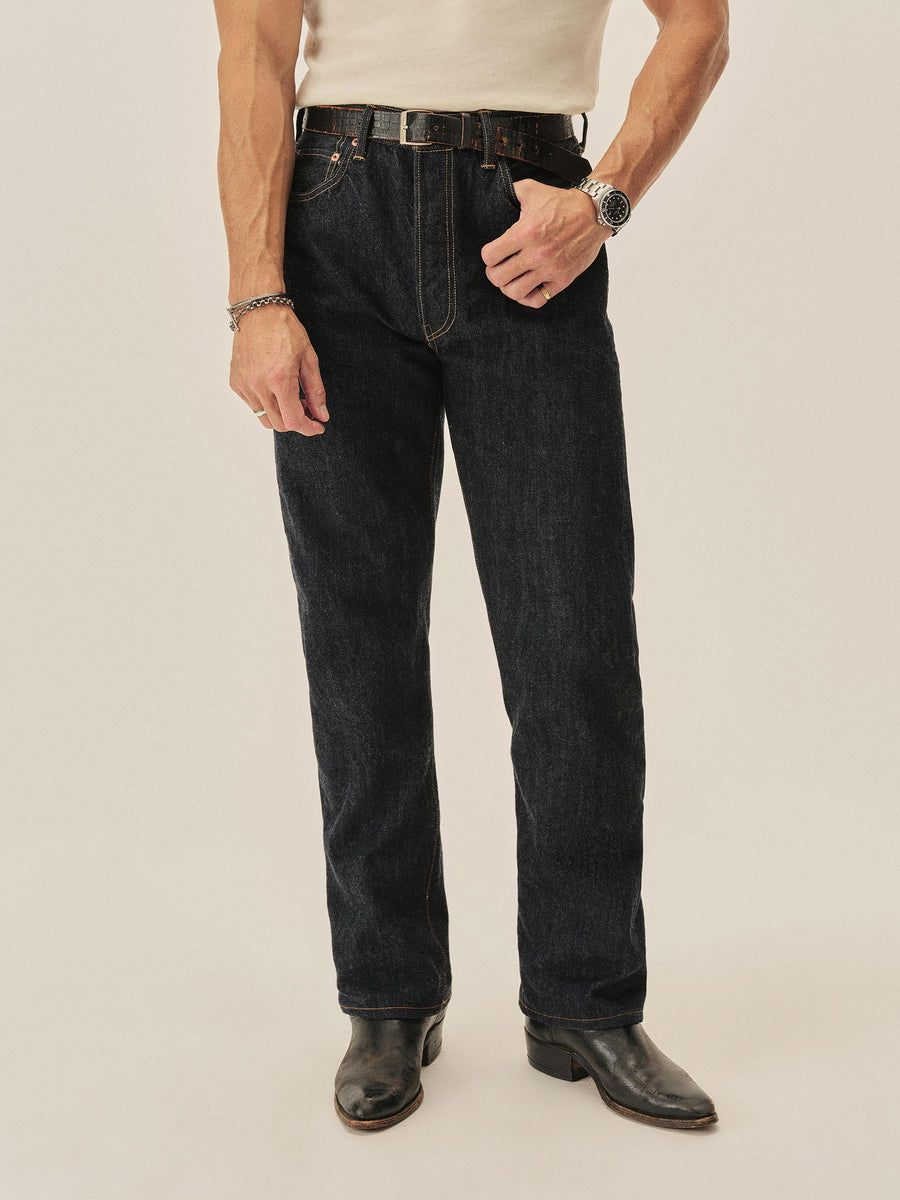 Japanese Loomstate Selvedge Full Saddle Jean