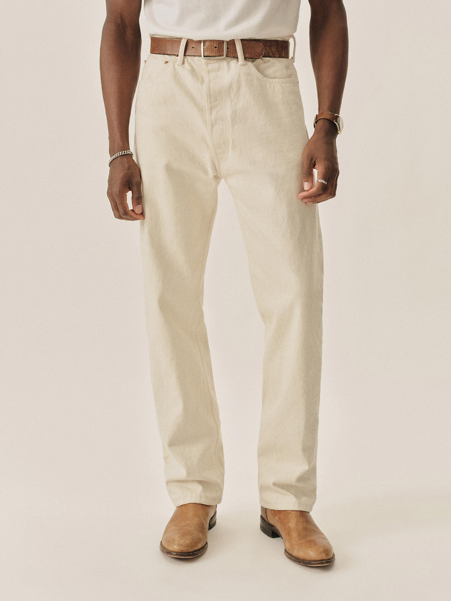 Japanese Loomstate Selvedge Full Saddle Jean