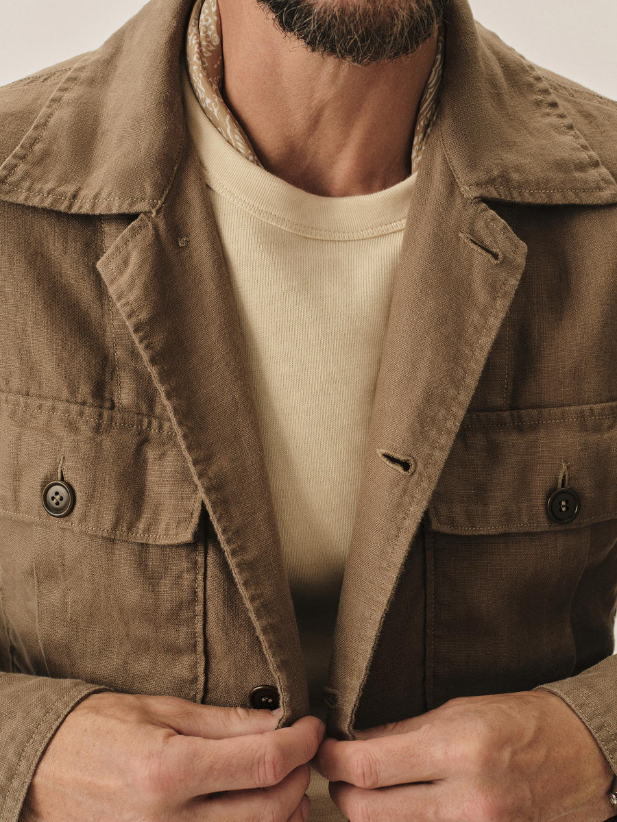 Loomed Linen P-43 Fatigue Shirt