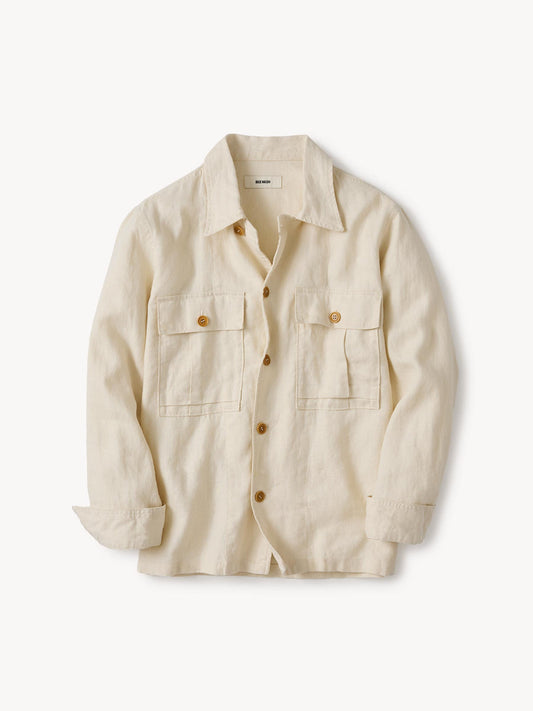 Loomed Linen P-43 Fatigue Shirt
