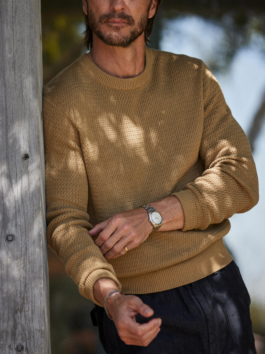 Rope-Knit Yuma Hemp Crew