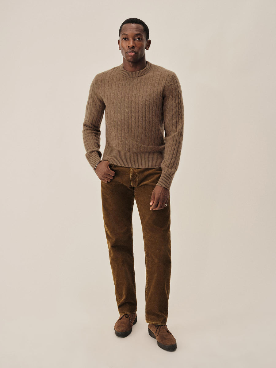 California Cashmere Cable Crew