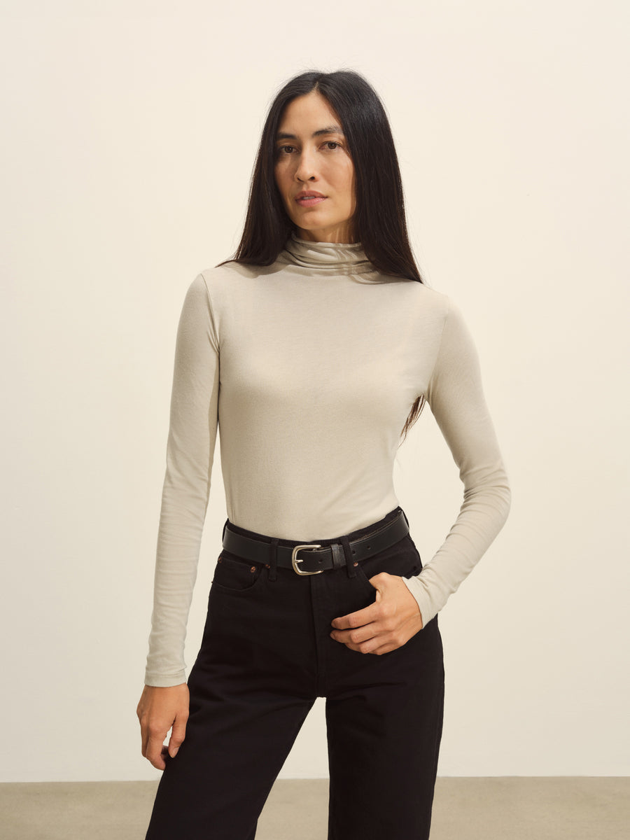 Cloud Jersey Turtleneck