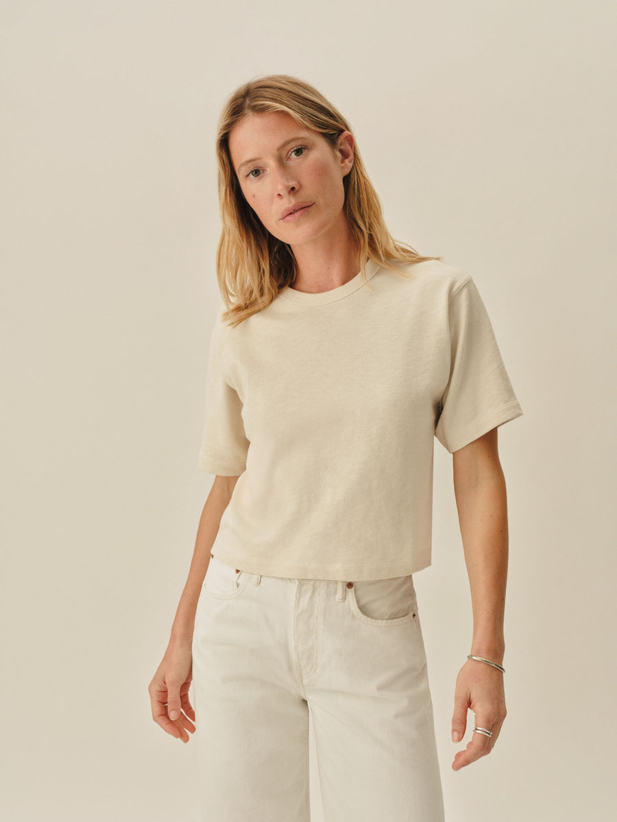 Field-Spec Boyfriend Crop Tee