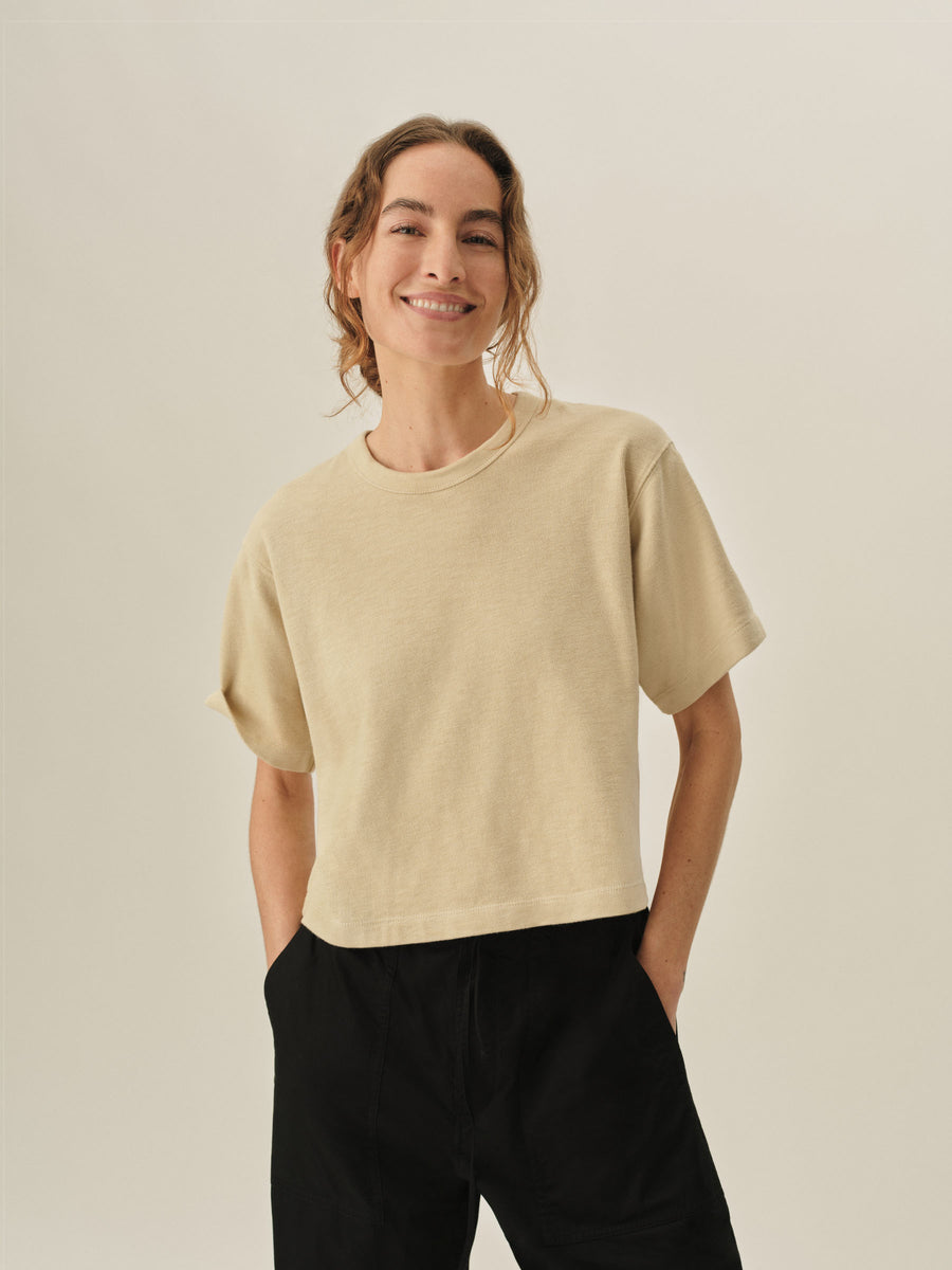 Field-Spec Boyfriend Crop Tee