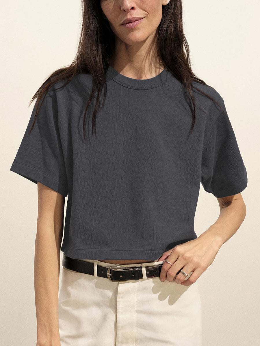 Field-Spec Boyfriend Crop Tee