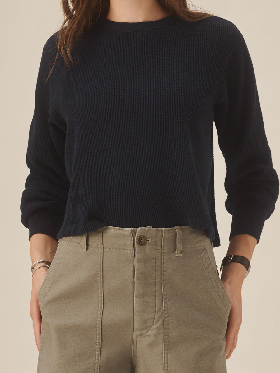Toughknit Thermal Cropped L/S Crew