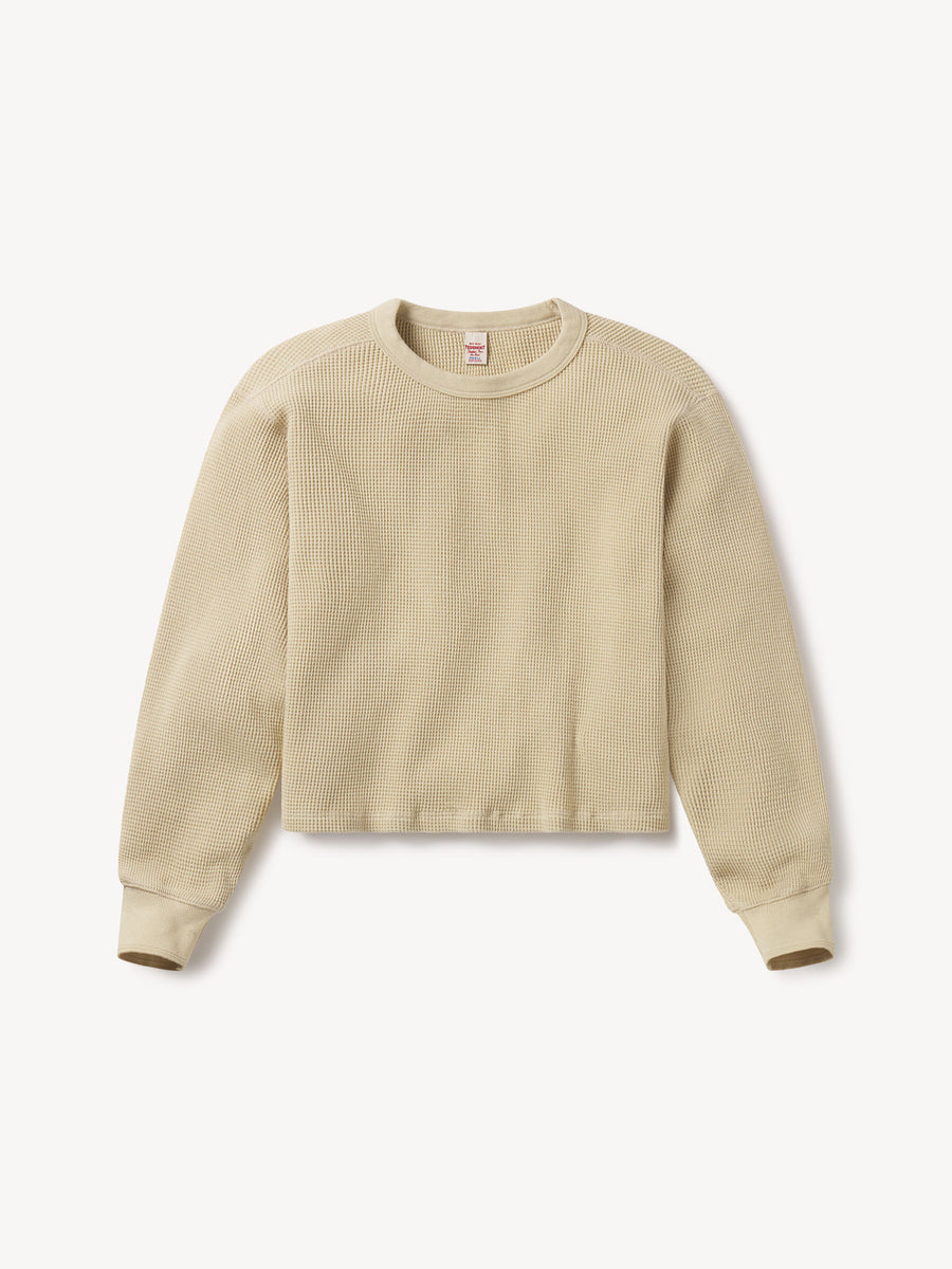 Toughknit Thermal Cropped L/S Crew