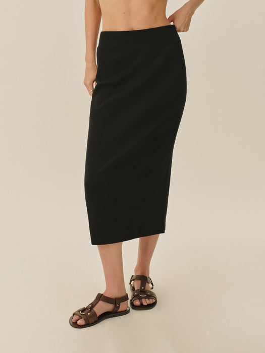 Featherweight Silk Cashmere Scoop Henley