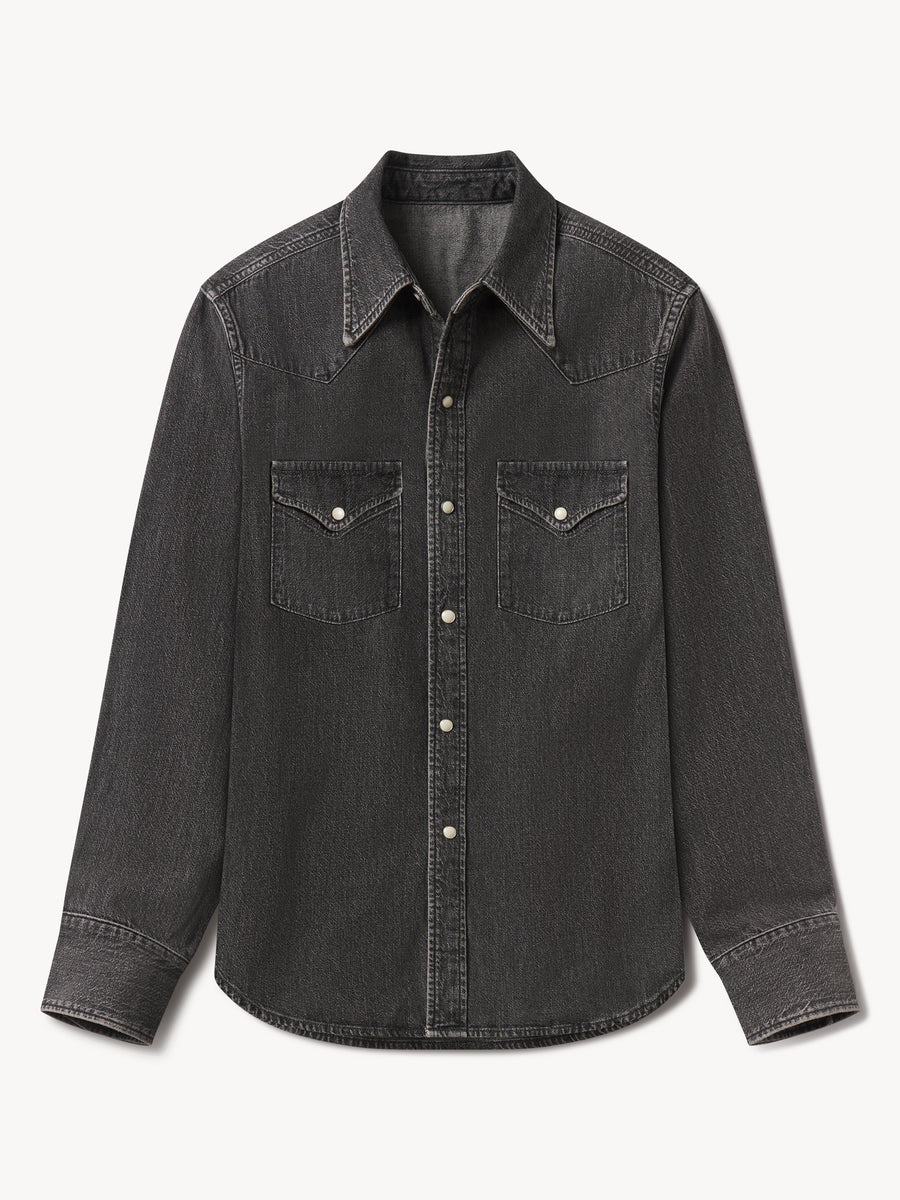 Nep Denim Western Shirt