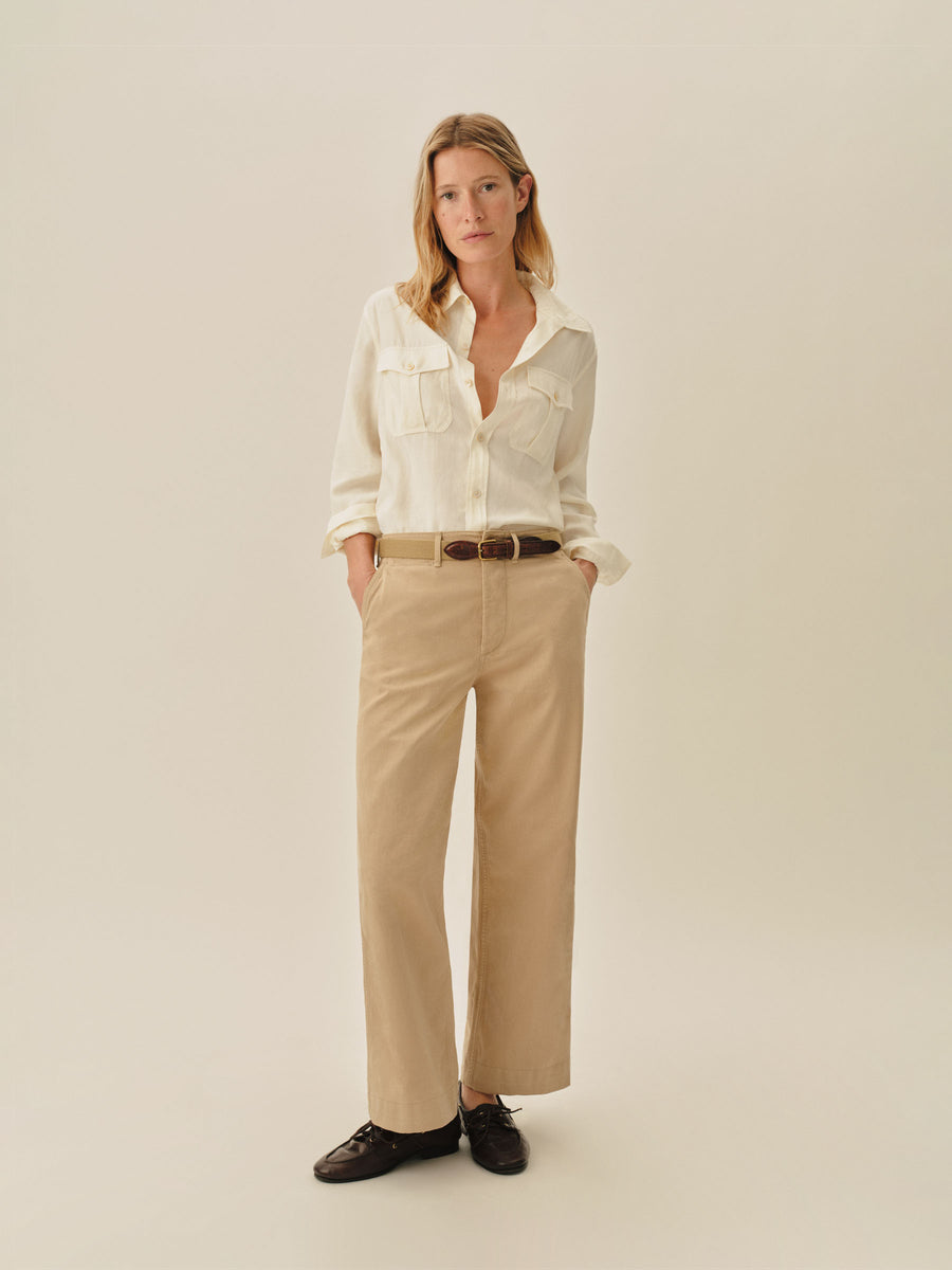 Draped Twill Cpo Shirt