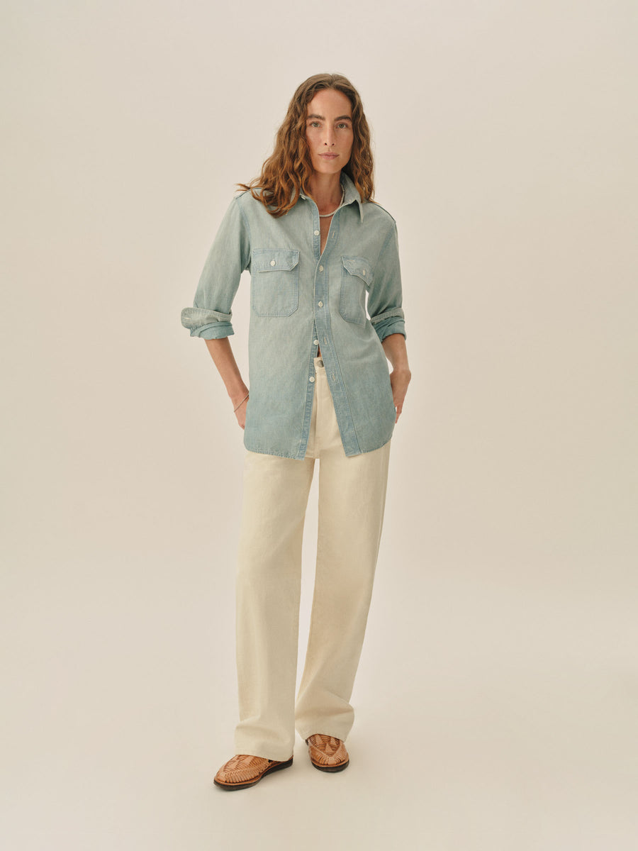 Japanese Chambray Utility Shirt