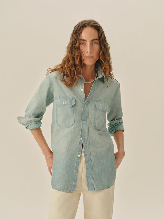 Japanese Chambray Utility Shirt