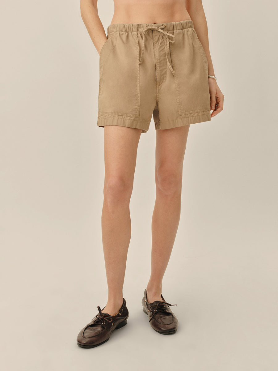 Parachute Poplin Pull-On Short
