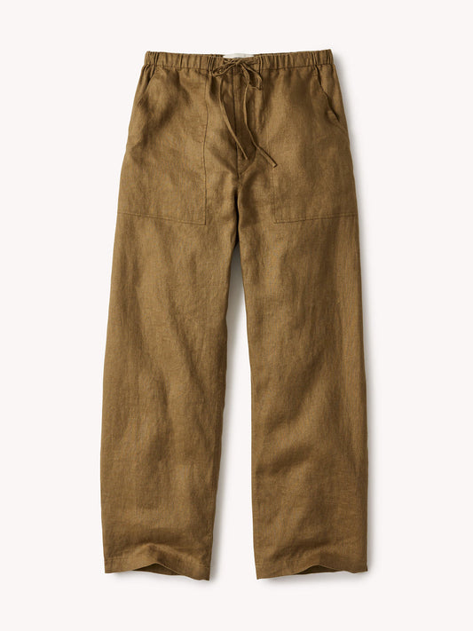 Sea Breeze Linen Pull-On Pant