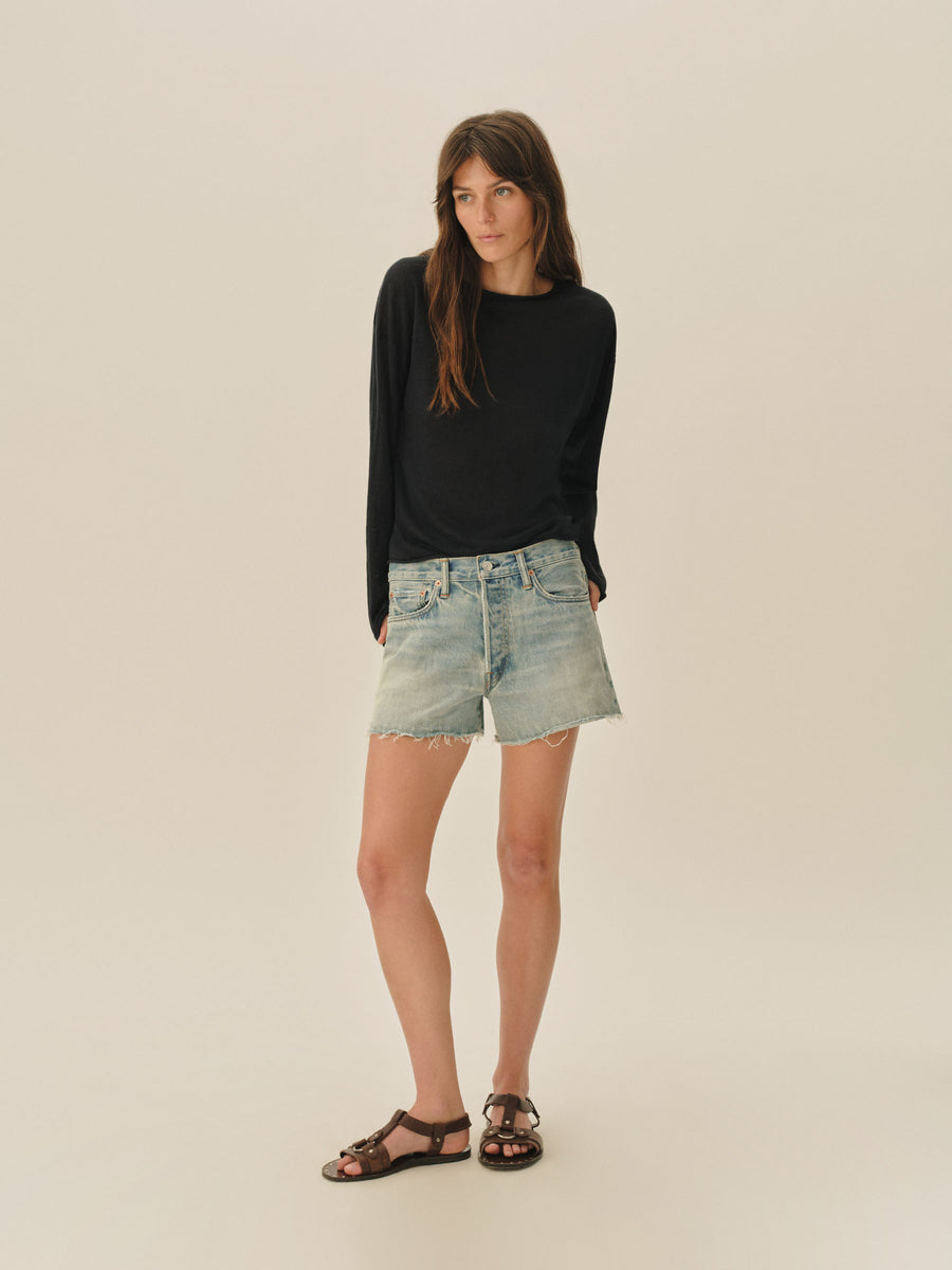 Lighthouse Linen Roll Neck