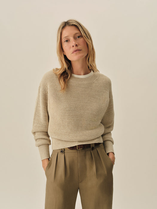 Toughknit Thermal Cropped L/S Crew