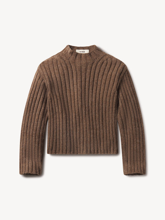 Highland Alpaca Bolded Rib Turtleneck