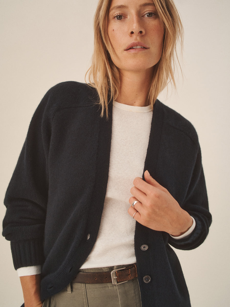 California Cashmere Slouchy Cardigan