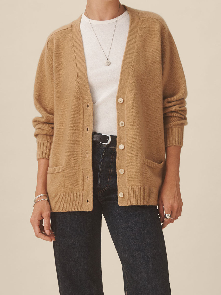 California Cashmere Slouchy Cardigan