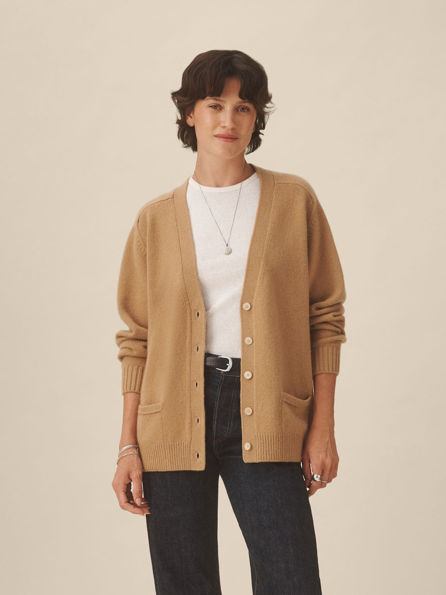California Cashmere Slouchy Cardigan