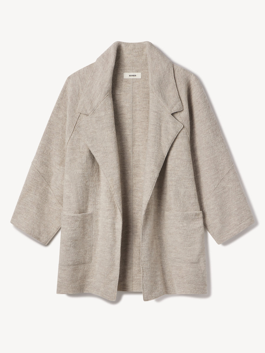 Felted Wool Blanket Coat