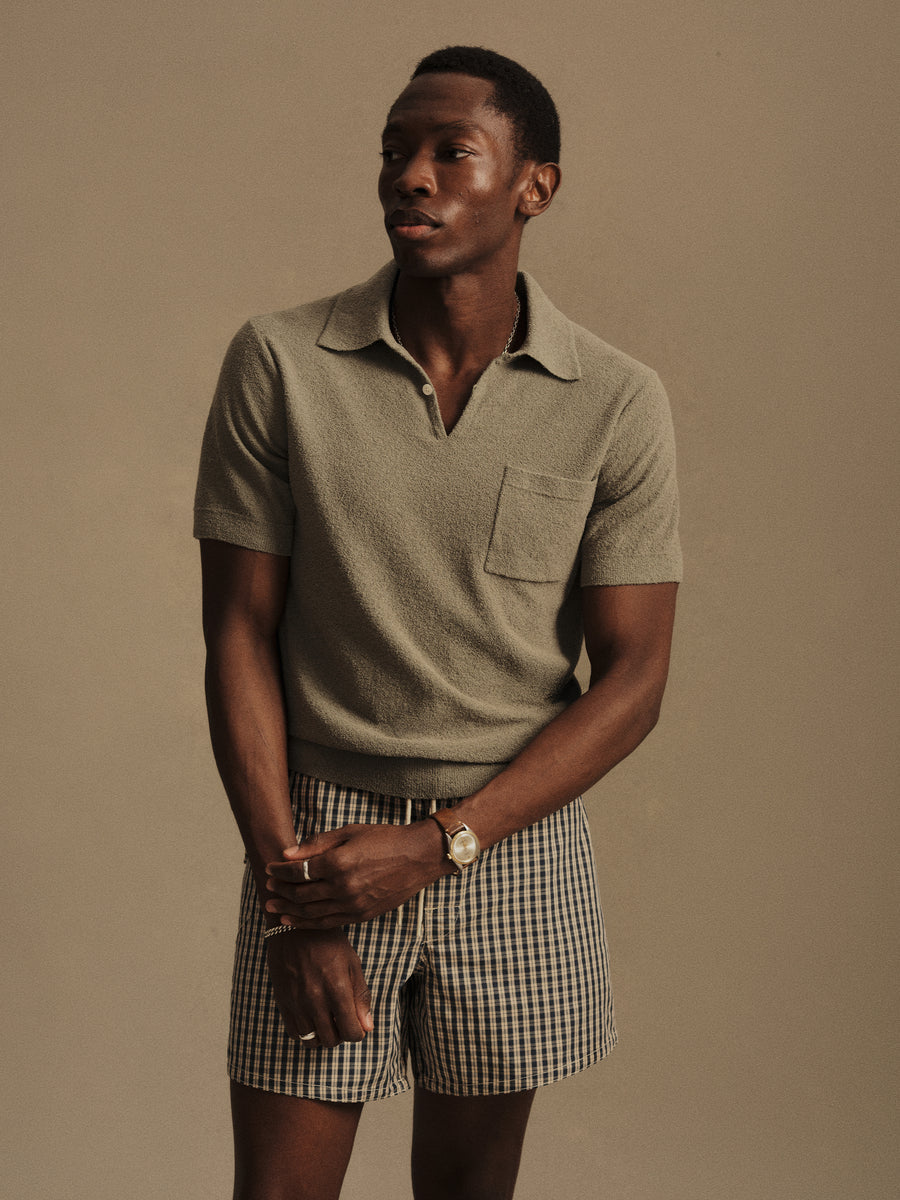 Cotton Loop Terry Polo