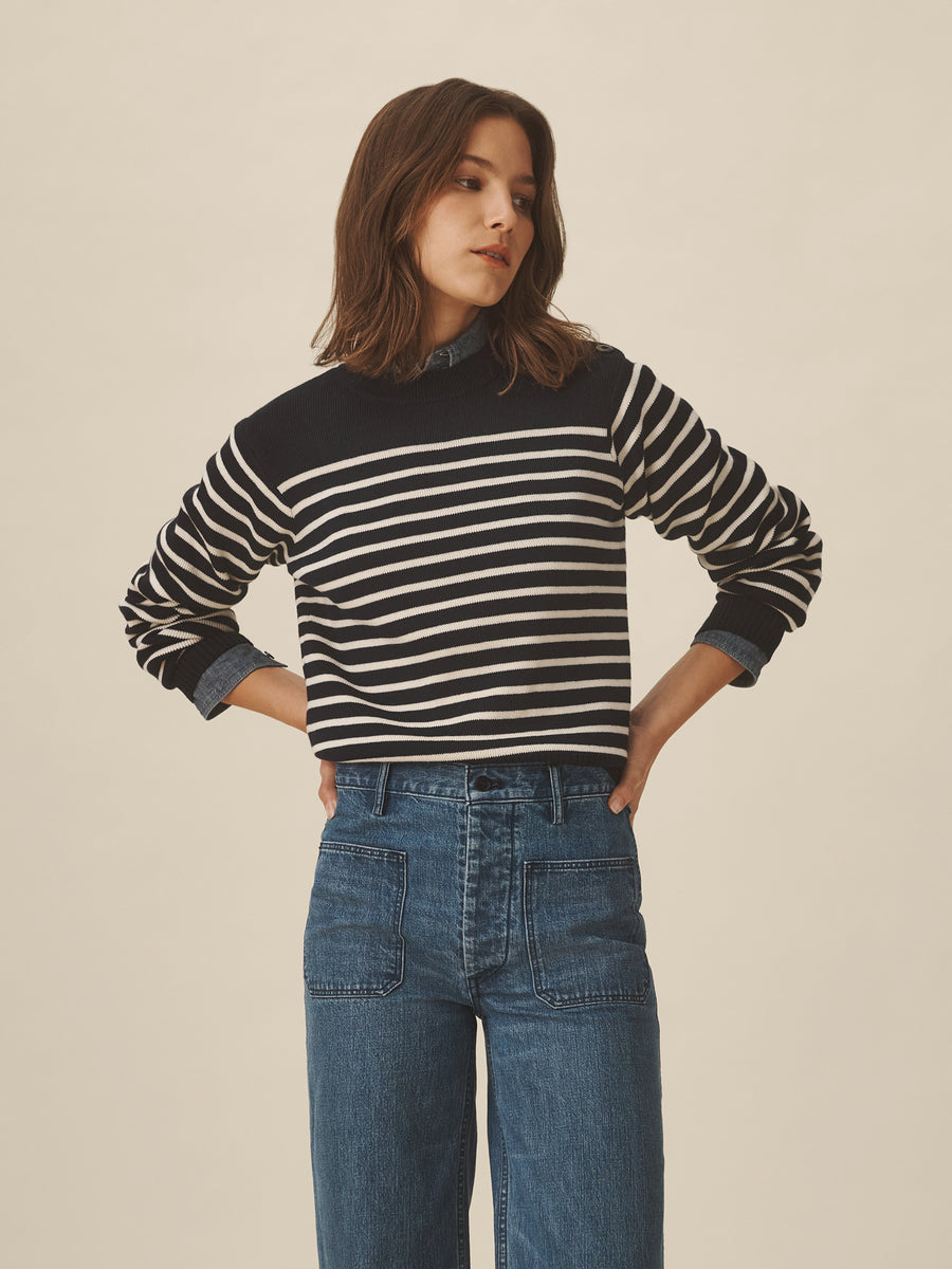 Shrunken Breton Sweater