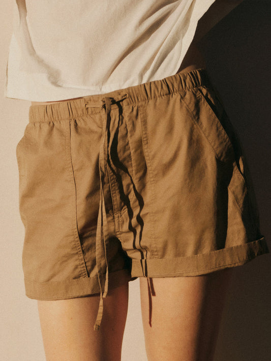 Parachute Poplin Pull-On Short