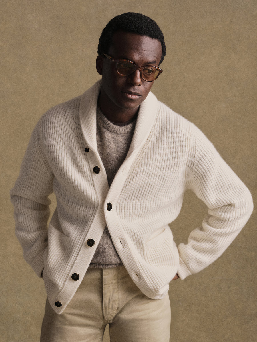 California Cashmere Shawl Cardigan